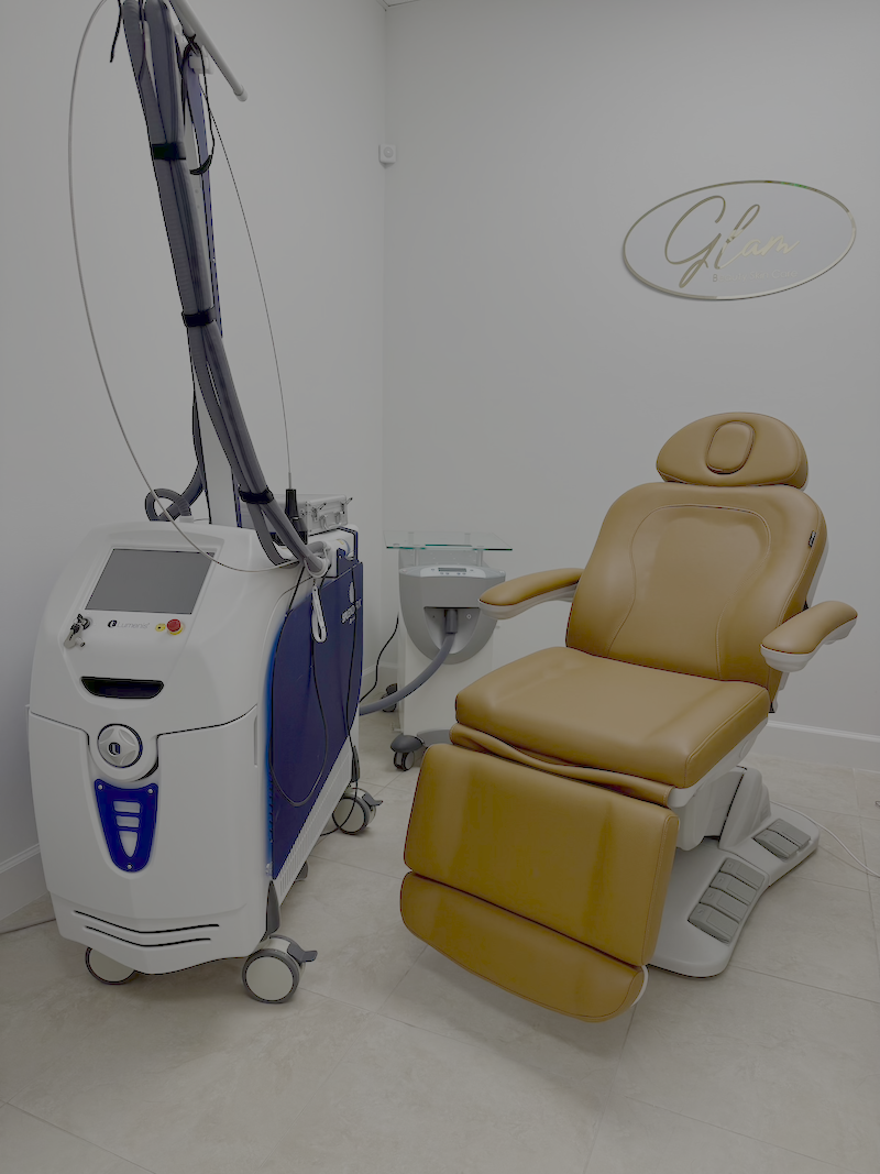 Elegant treatment room at Novaskin Med Spa, designed for advanced laser hair removal in a serene and professional setting