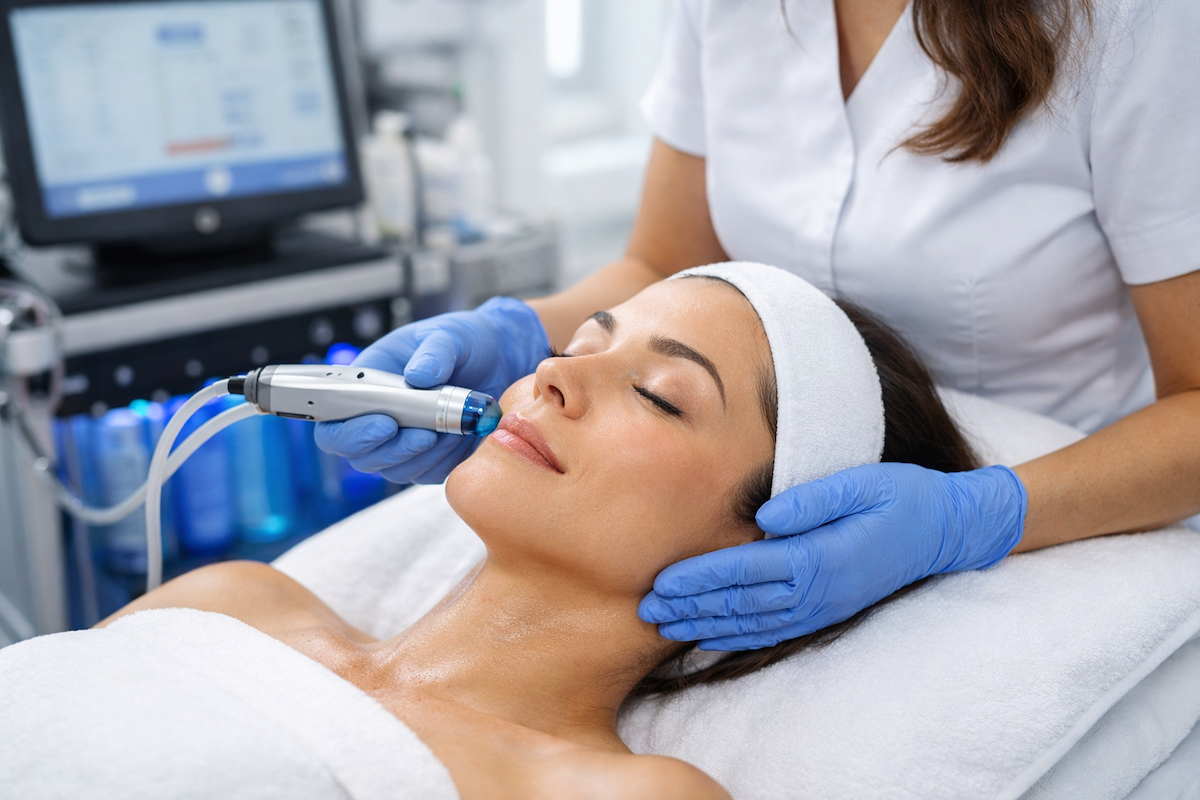 Hydrafacial treatment performed at Novaskin Med Spa in Miami using medical-grade technology